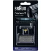 Braun 30B Kombipack, Series 3, Scherkopf, Ersatzscherteil, Schwarz, Für SmartControl 4