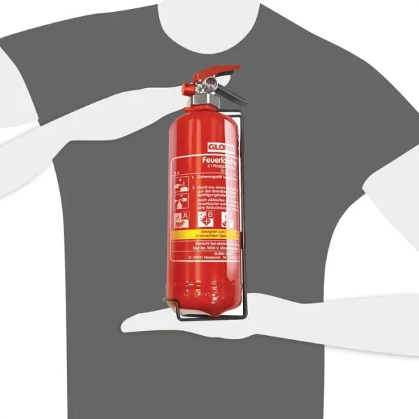 Gloria Feuerlöscher FBDP 2, 2 Liter, 8A, 55B, 40F, Fettbrand, Schaum, Frostsicher 6