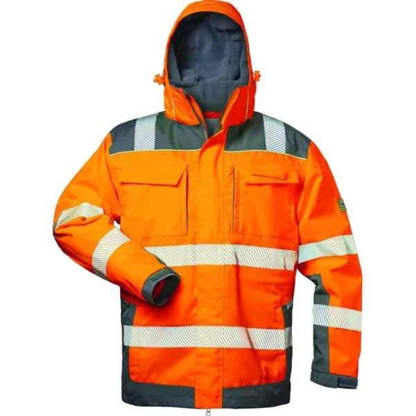 Elysee Arbeitsjacke NIKLAS 2-in-1, 23439-2, Warnschutzjacke, Signalorange, Wasserdicht, Gr. L 1