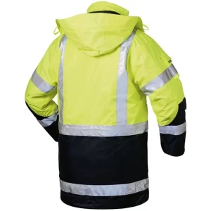 Elysee Arbeitsjacke JEKYLL Warnschutzparka 23421-5, Warnschutzjacke, Gelb-blau, Wasserdicht, Größe 3XL 7