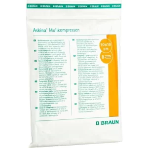 B. Braun B.Braun Mullkompressen Askina, Steril, 10 X 10cm, 8-fach, 10 Stück 9