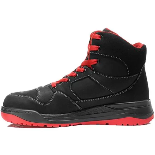 ELTEN Sicherheitsschuhe Maverick Black Mid, S3 ESD, Stiefel, Unisex, Echt Leder, Schwarz, Gr. 42 4