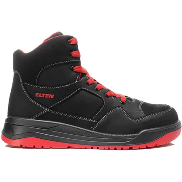 ELTEN Sicherheitsschuhe Maverick Black Mid, S3 ESD, Stiefel, Unisex, Echt Leder, Schwarz, Gr. 42 7