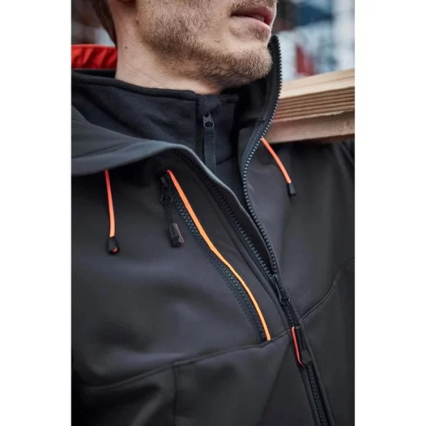 Helly Hansen Helly-Hansen Arbeitsjacke Chelsea Evolution, 74140, Softshelljacke, Schwarz, Wasserdicht, Größe M 4