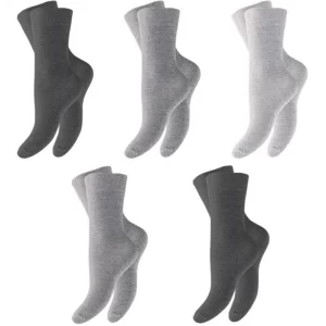 Footstar Arbeitssocken Everyday, Midi, 10 Paar, Unisex, Baumwolle, Grau, Größe 35-38 12