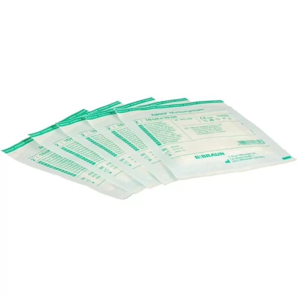 B. Braun B.Braun Mullkompressen Askina, Steril, 10 X 10cm, 8-fach, 10 Stück 3
