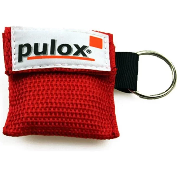 Pulox Beatmungsmaske RESPI-Key Rot, Im Schlüsselanhänger, 5 X 5 X 1 Cm 1