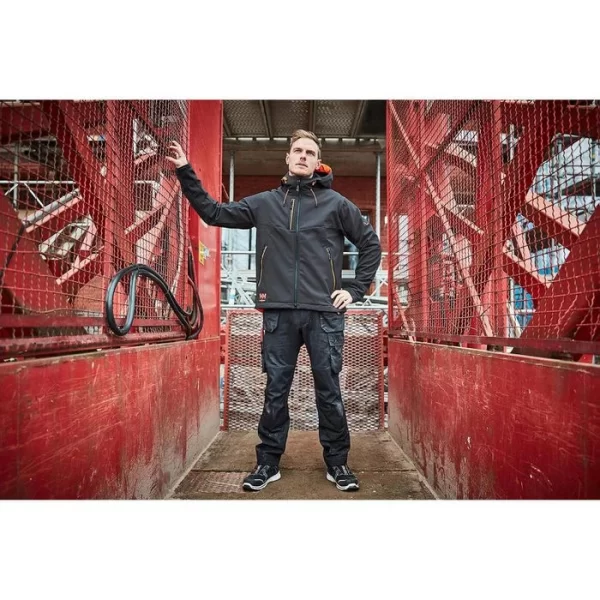 Helly Hansen Helly-Hansen Arbeitsjacke Chelsea Evolution, 74140, Softshelljacke, Schwarz, Wasserdicht, Größe M 7