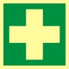 Abtec Hinweisschild ISO 7010 E003, Kunststoff, 15 X 15 Cm, Rettungszeichen, Erste Hilfe 19