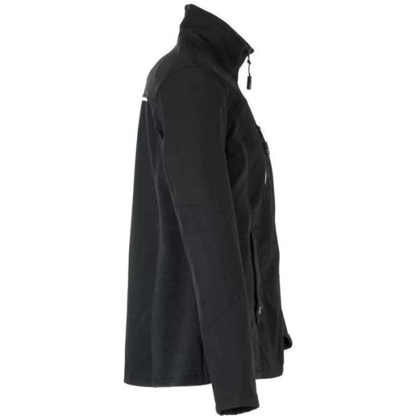 Planam Arbeitsjacke Norit Hybridjacke, Damen, Softshelljacke, Schwarz, Winddicht, Größe L / 44 4