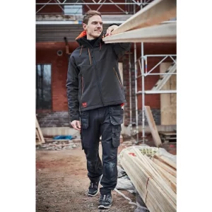 Helly Hansen Helly-Hansen Arbeitsjacke Chelsea Evolution, 74140, Softshelljacke, Schwarz, Wasserdicht, Größe M 14