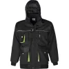 TRIUSO Arbeitsjacke Power, POWERWJM, Winterjacke, Schwarz-grün, Winddicht, Größe M 17